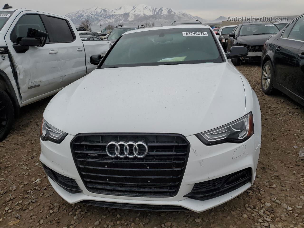 2017 Audi A5 Sport White vin: WAUD2AFR9HA001707