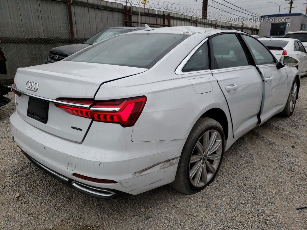 2019 Audi A6 Premium White vin: WAUD8AF22KN120295