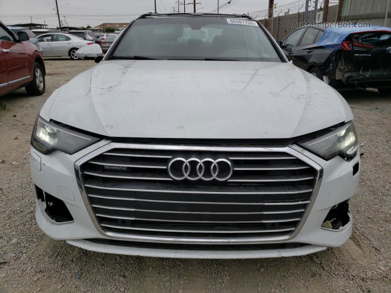 2019 Audi A6 Premium White vin: WAUD8AF22KN120295