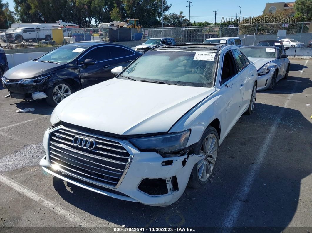 2019 Audi A6 Premium White vin: WAUD8AF22KN120295