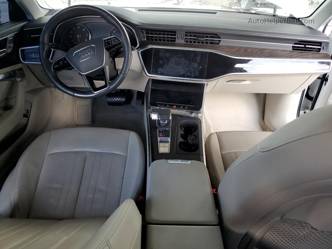 2019 Audi A6 Premium White vin: WAUD8AF26KN127878