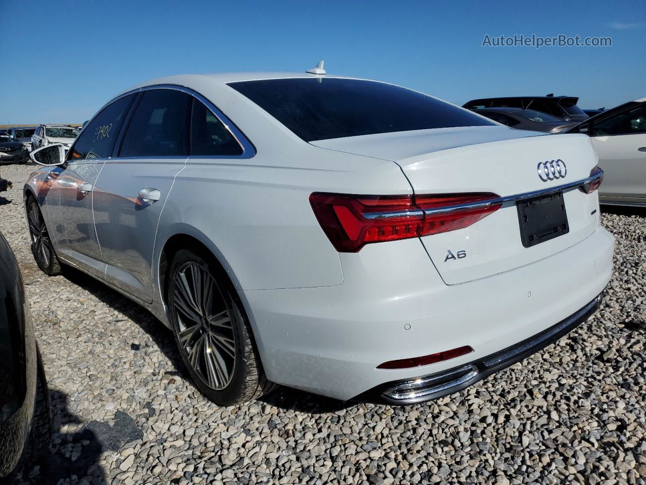 2019 Audi A6 Premium White vin: WAUD8AF27KN123094