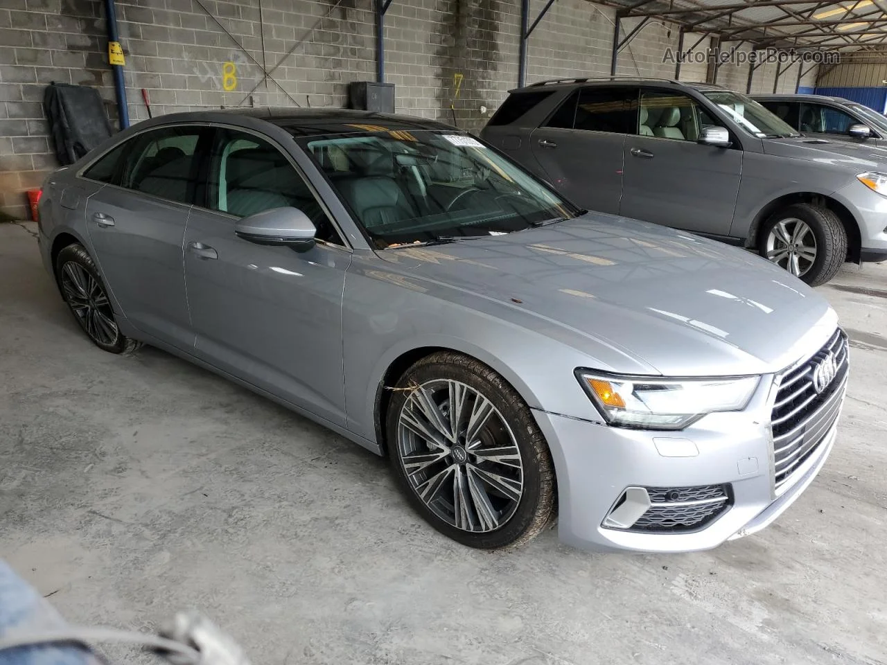 2019 Audi A6 Premium Silver vin: WAUD8AF2XKN130086