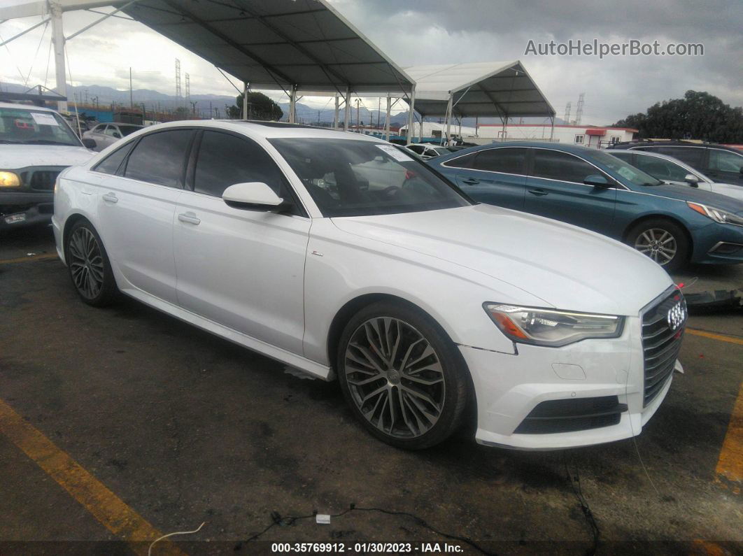 2017 Audi A6 2.0t Premium White vin: WAUD8AFC0HN002232