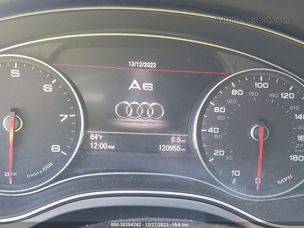 2017 Audi A6 2.0t Premium Черный vin: WAUD8AFC3HN037525