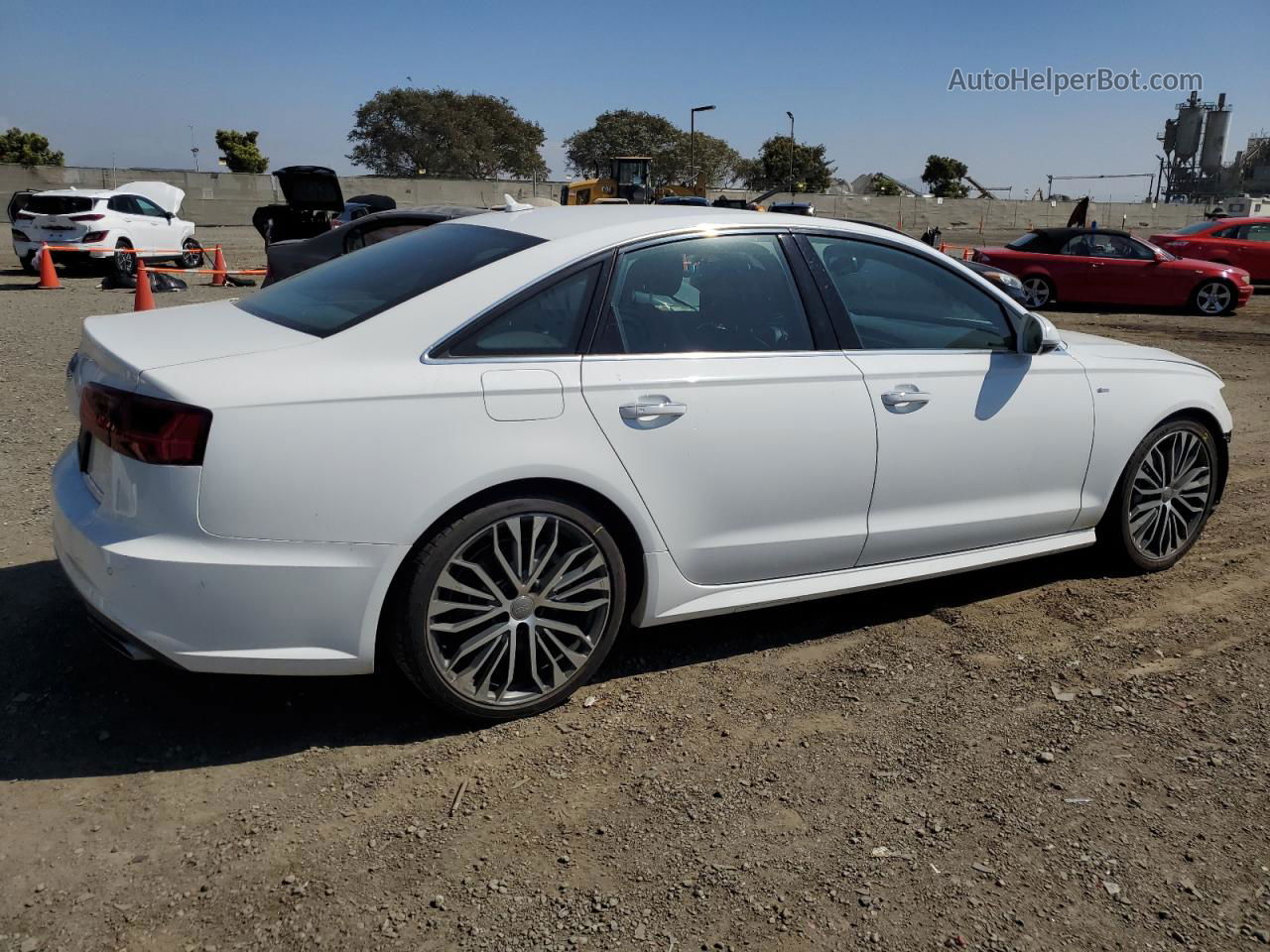 2017 Audi A6 Premium Plus White vin: WAUD8AFCXHN002528