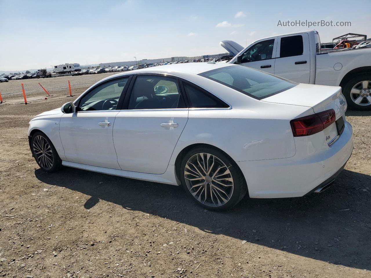 2017 Audi A6 Premium Plus White vin: WAUD8AFCXHN002528