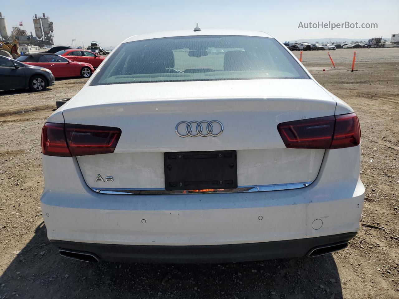 2017 Audi A6 Premium Plus White vin: WAUD8AFCXHN002528