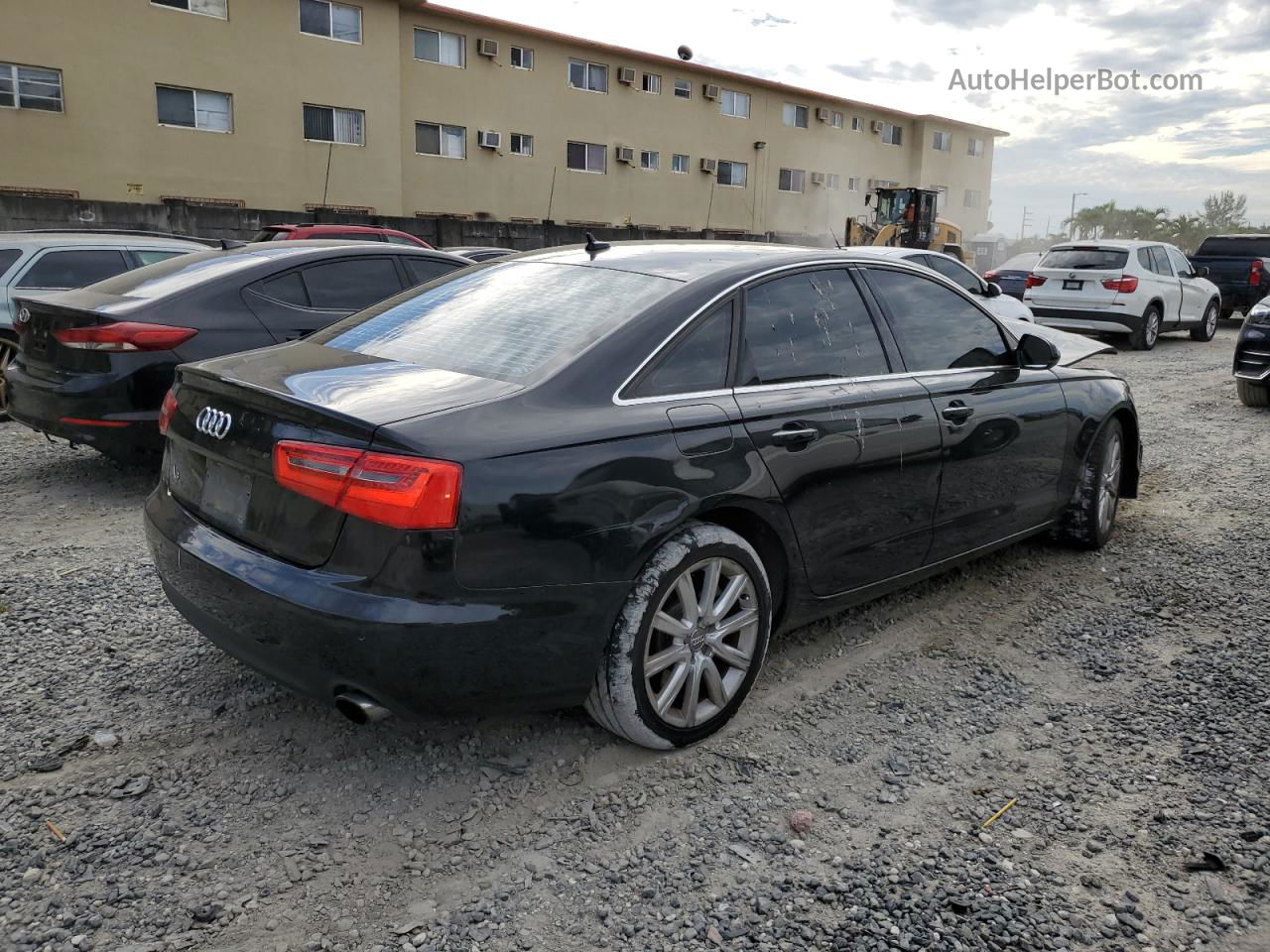 2014 Audi A6 Premium Plus Black vin: WAUDFAFC1EN081072