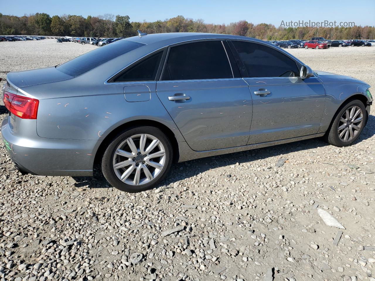 2013 Audi A6 Premium Plus Silver vin: WAUDFAFC2DN010199