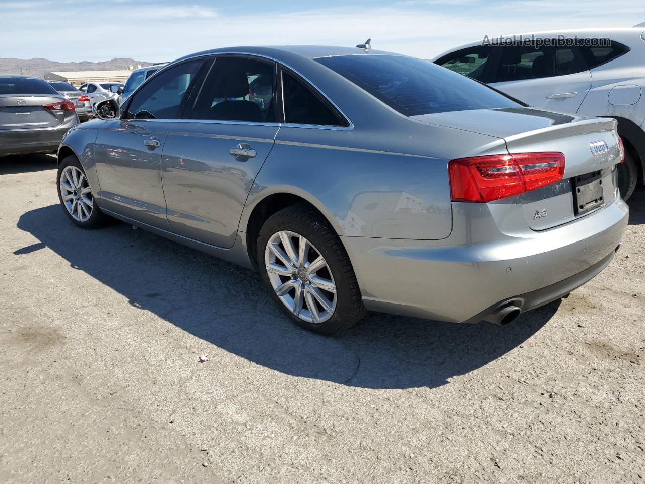 2014 Audi A6 Premium Plus Silver vin: WAUDFAFC2EN091416