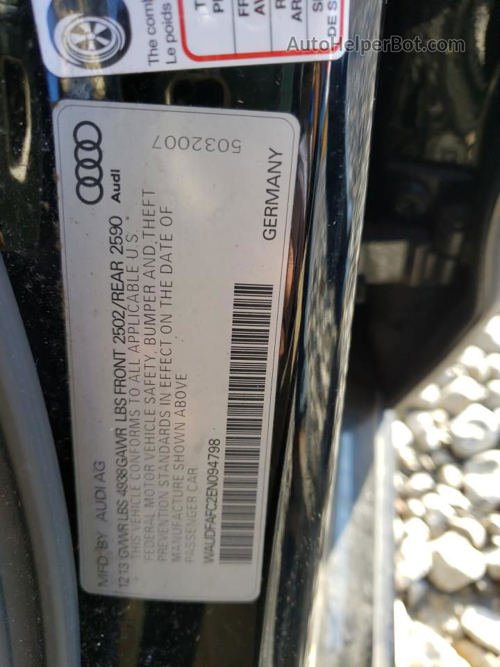 2014 Audi A6 Premium Plus Black vin: WAUDFAFC2EN094798