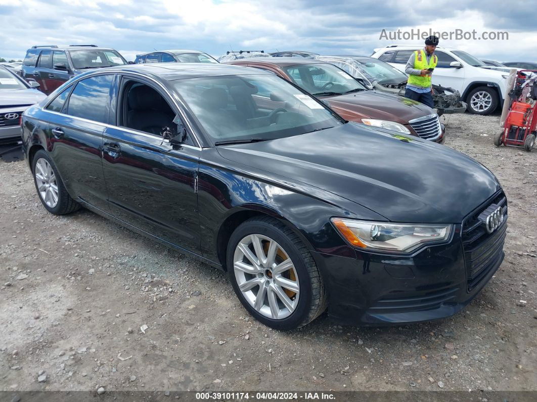 2014 Audi A6 2.0t Premium Black vin: WAUDFAFC2EN106111