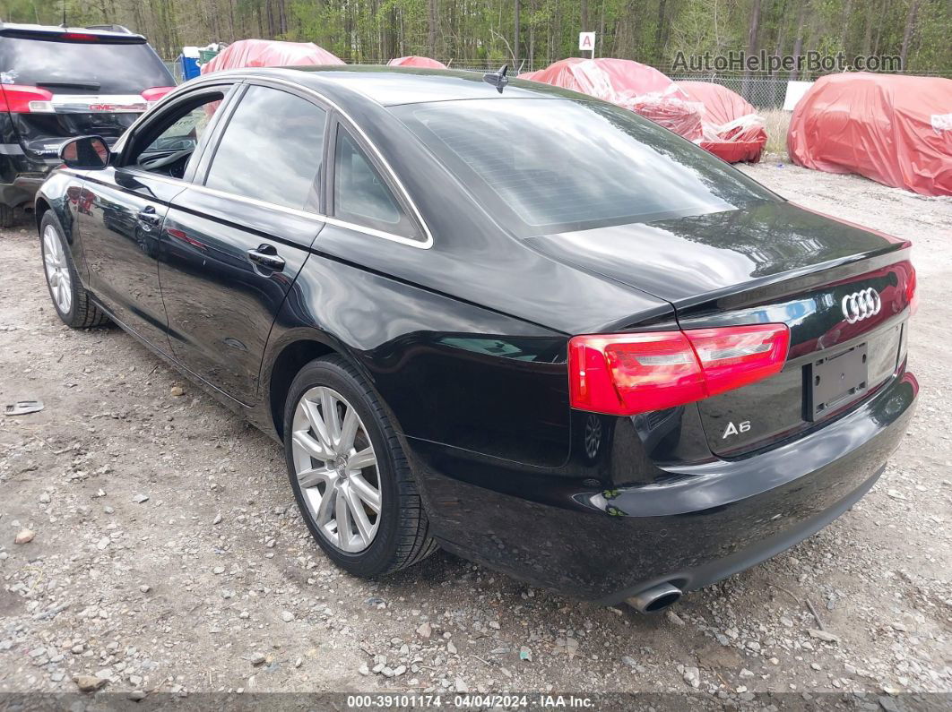 2014 Audi A6 2.0t Premium Black vin: WAUDFAFC2EN106111