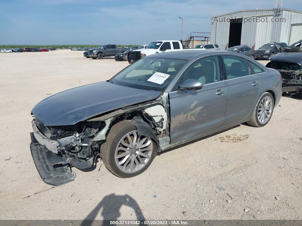 2013 Audi A6 2.0t Premium Plus Silver vin: WAUDFAFC4DN075202