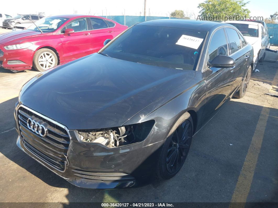 2013 Audi A6 2.0t Premium Plus Black vin: WAUDFAFC5DN015056