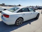 2013 Audi A6 Premium Plus White vin: WAUDFAFC5DN048767