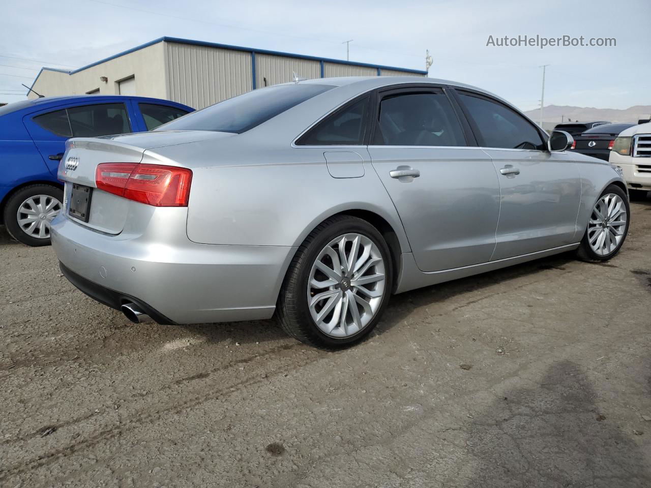 2013 Audi A6 Premium Plus Silver vin: WAUDFAFC5DN146813