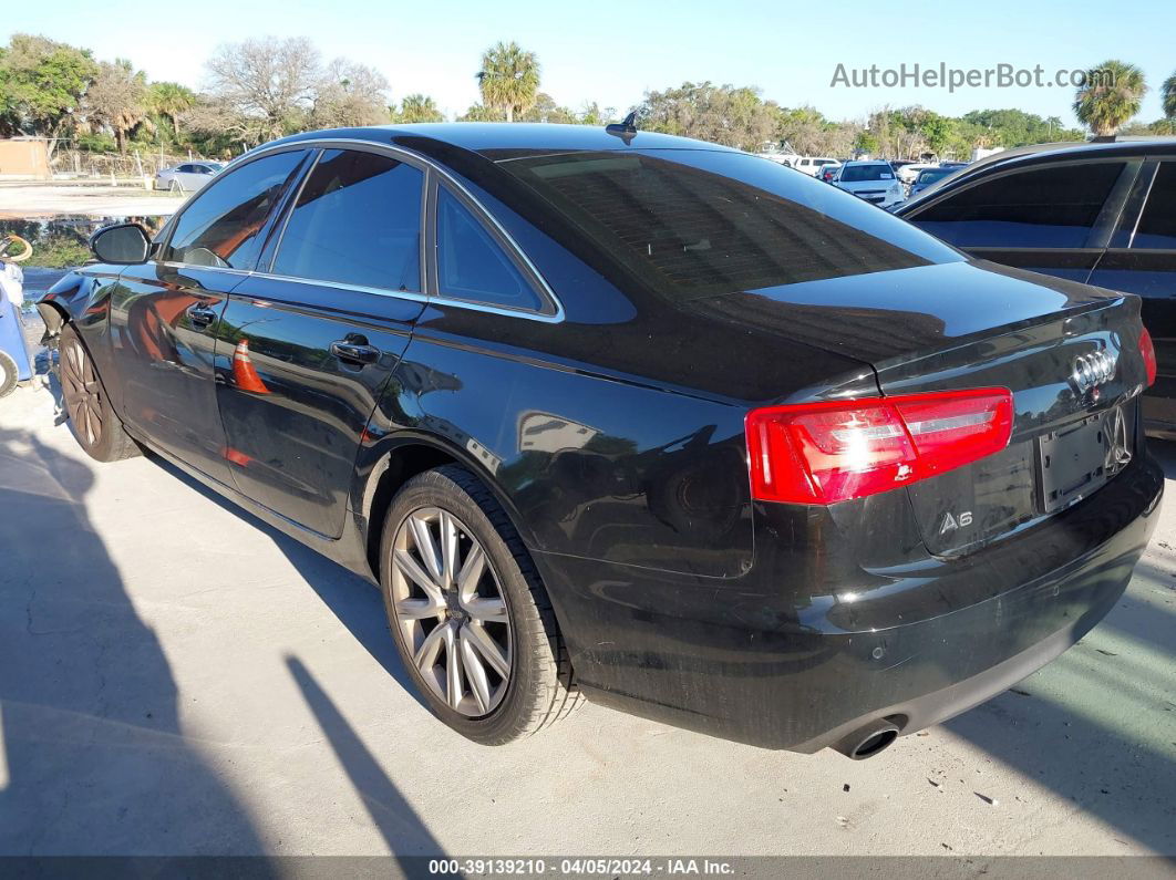 2014 Audi A6 2.0t Premium Black vin: WAUDFAFC5EN098733