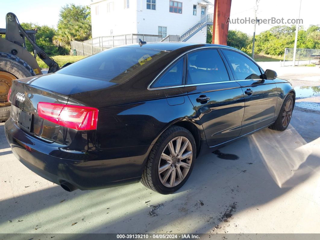 2014 Audi A6 2.0t Premium Черный vin: WAUDFAFC5EN098733