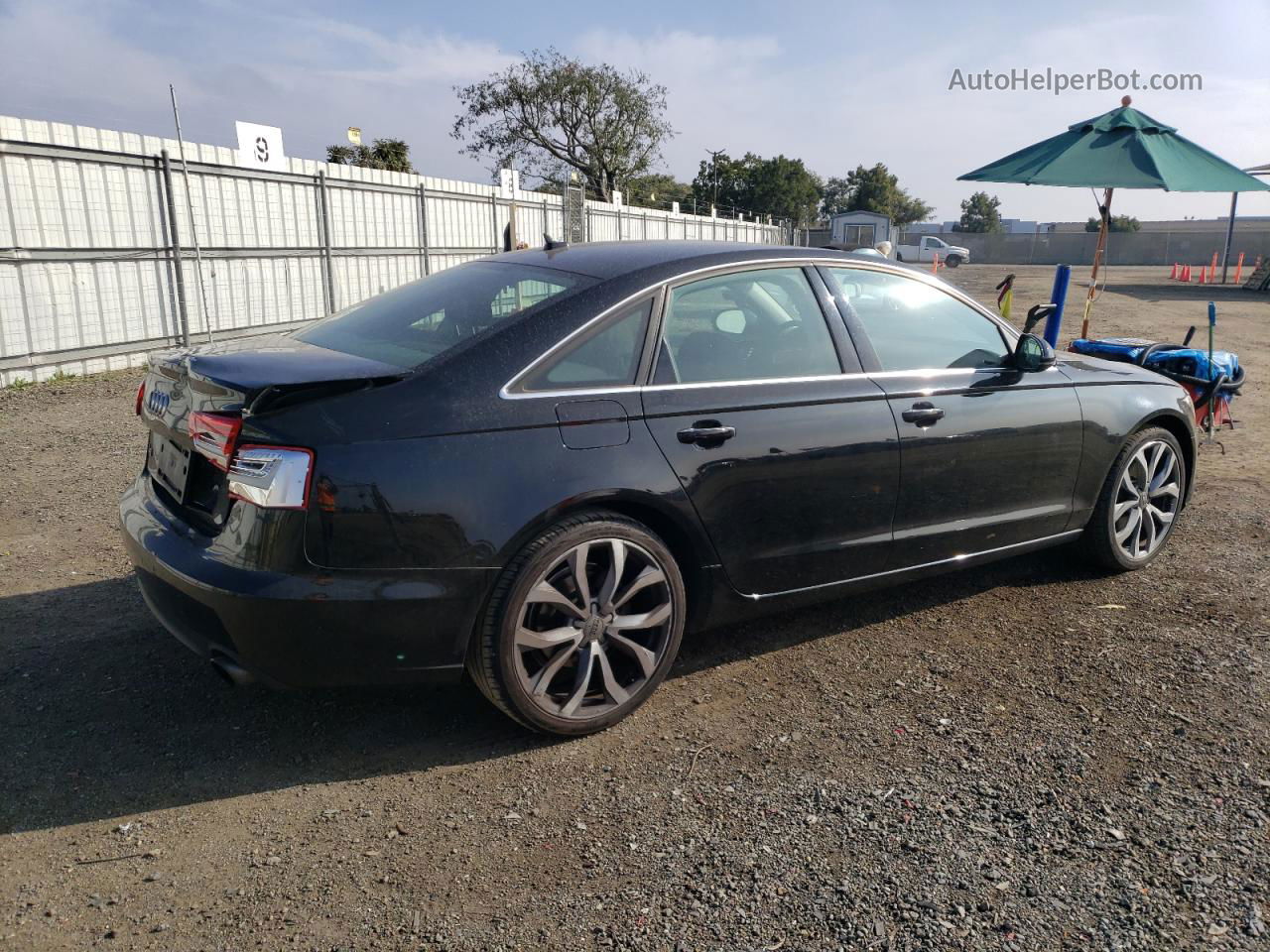 2013 Audi A6 Premium Plus Black vin: WAUDFAFC6DN097279