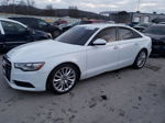 2013 Audi A6 Premium Plus White vin: WAUDFAFC7DN036118