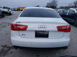 2013 Audi A6 Premium Plus White vin: WAUDFAFC7DN036118