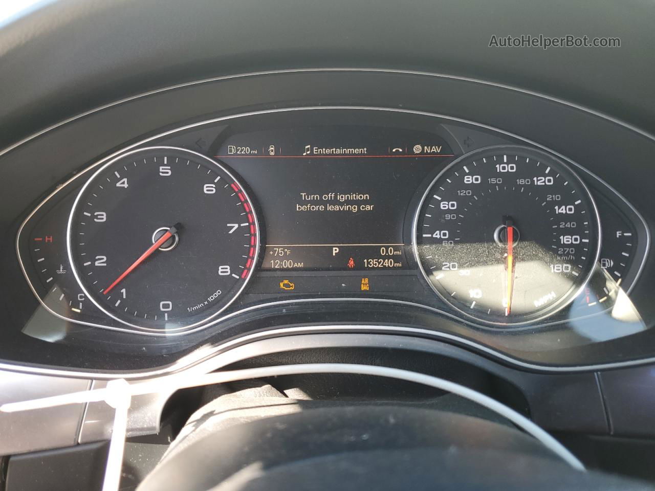 2013 Audi A6 Premium Plus Белый vin: WAUDFAFC7DN038130