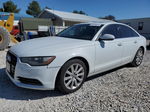 2013 Audi A6 Premium Plus White vin: WAUDFAFC7DN038130