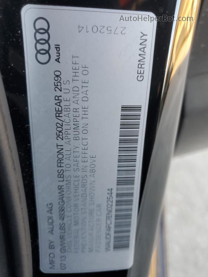 2014 Audi A6 Premium Plus Black vin: WAUDFAFC7EN022544