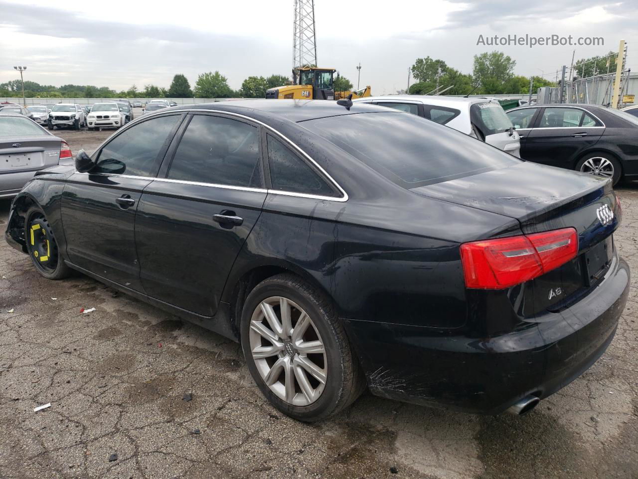 2014 Audi A6 Premium Plus Black vin: WAUDFAFC8EN047971