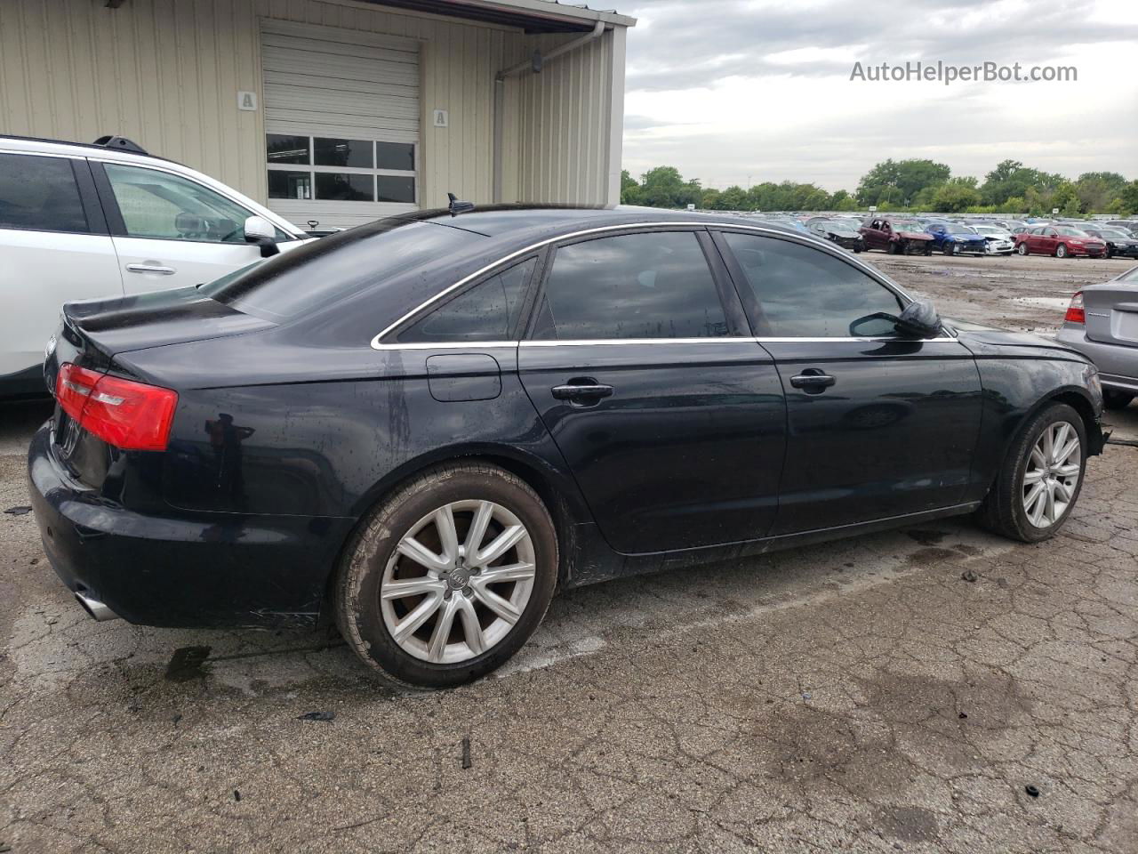 2014 Audi A6 Premium Plus Black vin: WAUDFAFC8EN047971