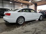 2014 Audi A6 Premium Plus White vin: WAUDFAFCXEN107751