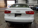 2014 Audi A6 Premium Plus White vin: WAUDFAFCXEN107751