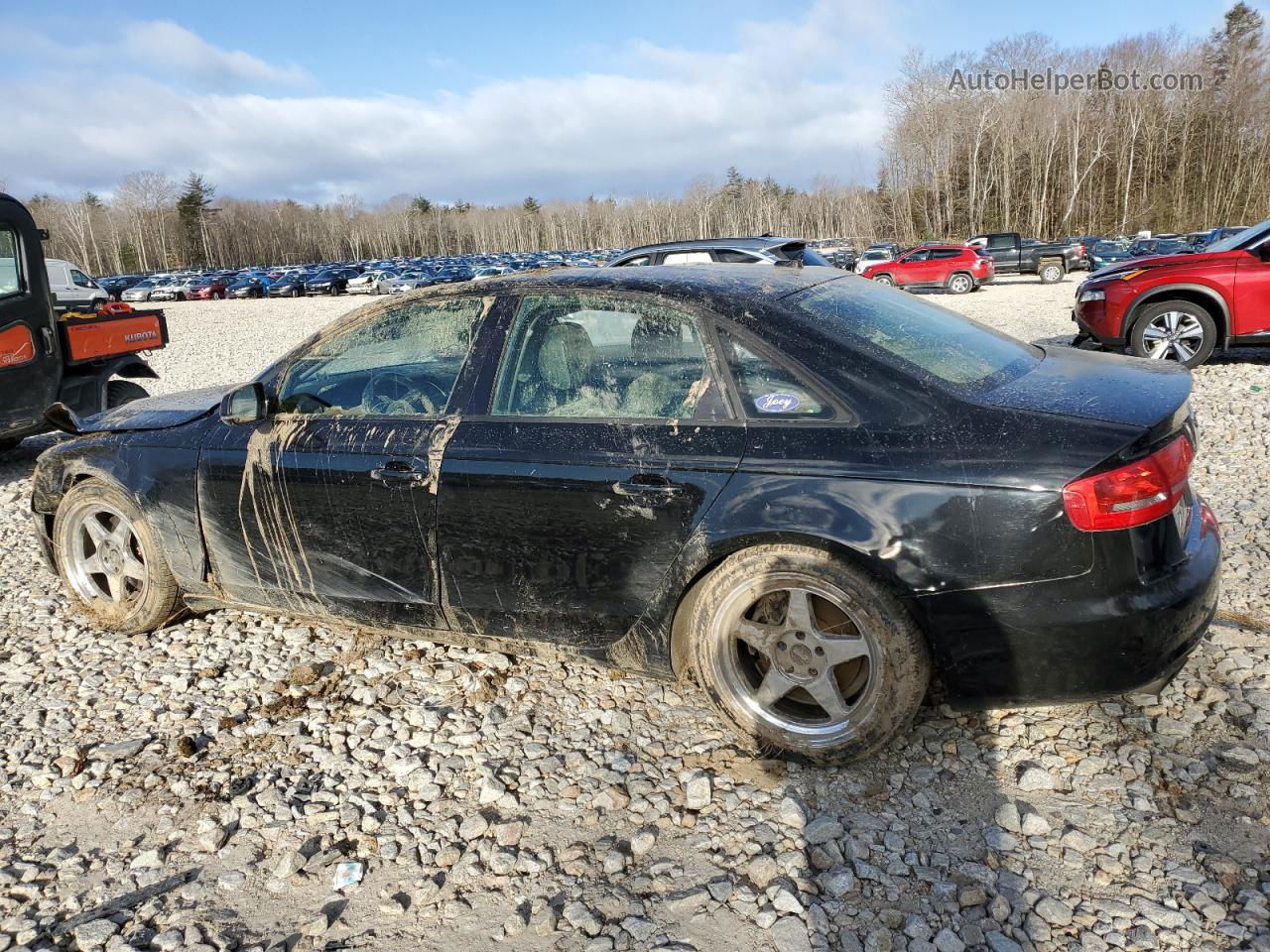 2014 Audi A4 Premium Black vin: WAUDFAFL2EA009479