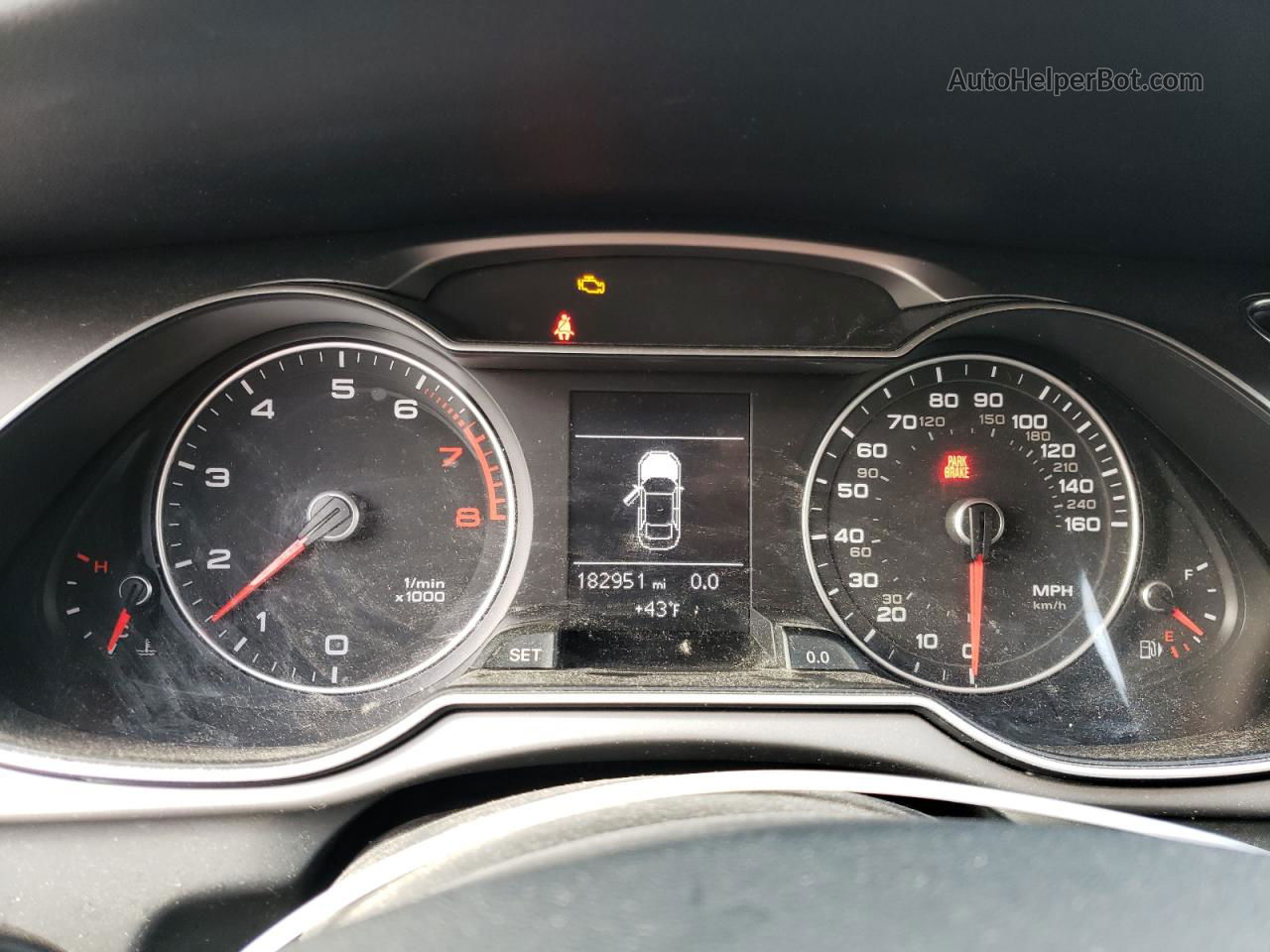 2014 Audi A4 Premium Серый vin: WAUDFAFL3EN023416