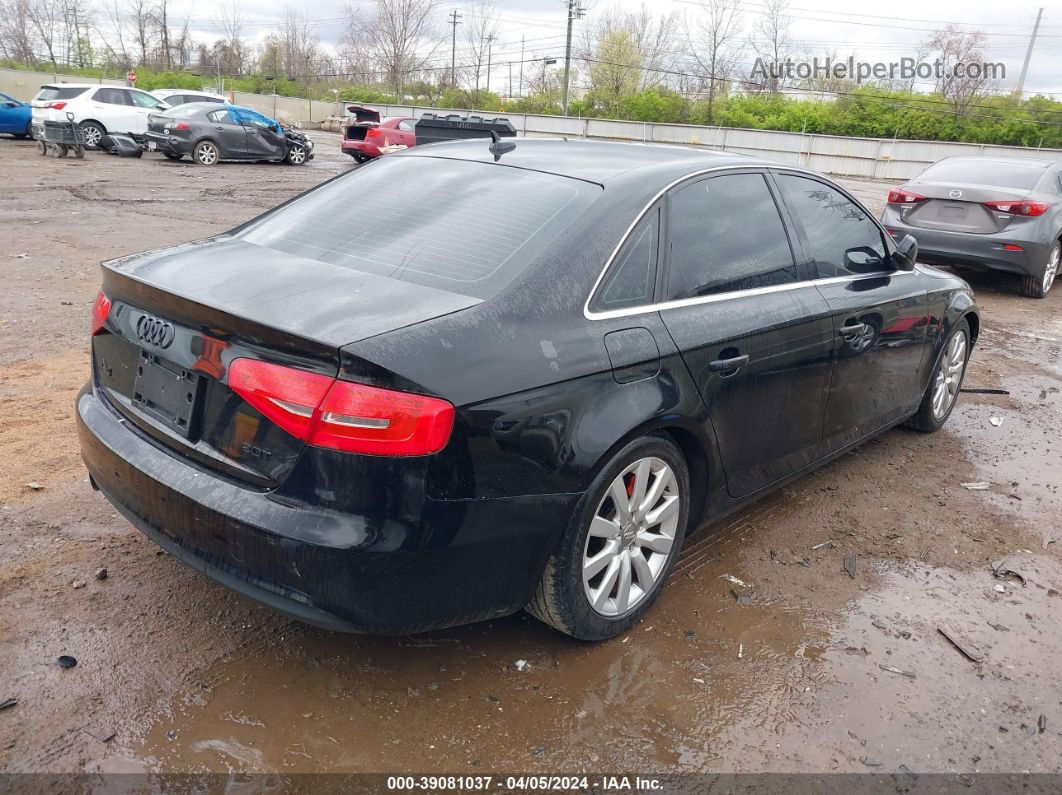 2013 Audi A4 2.0t Premium Black vin: WAUDFAFL6DN030228