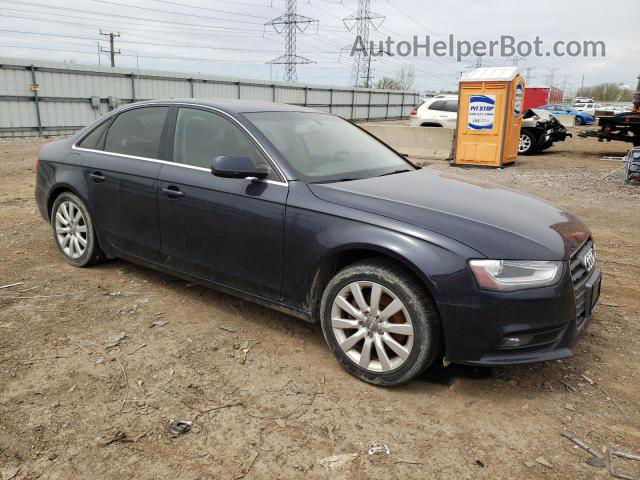 2013 Audi A4 Premium Синий vin: WAUDFAFL7DA182705