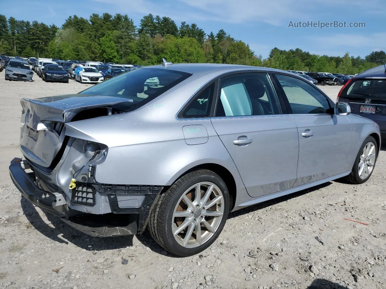 2016 Audi A4 Premium S-line Silver vin: WAUDFAFL9GN009216