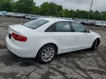 2013 Audi A4 Premium White vin: WAUDFAFLXDN041958