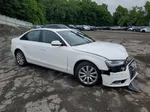 2013 Audi A4 Premium White vin: WAUDFAFLXDN041958