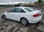 2013 Audi A4 Premium White vin: WAUDFAFLXDN041958