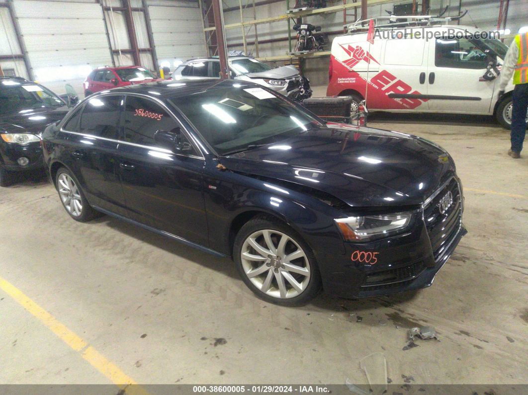 2014 Audi A4 2.0t Premium Dark Blue vin: WAUDFAFLXEN035630