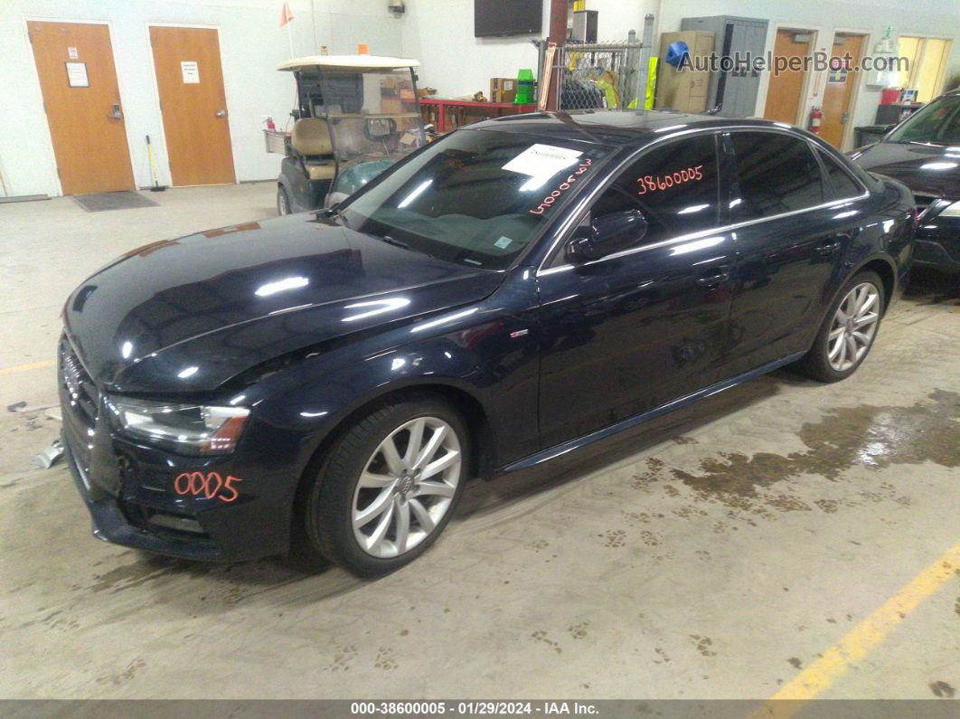 2014 Audi A4 2.0t Premium Dark Blue vin: WAUDFAFLXEN035630