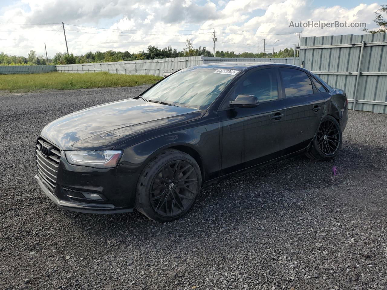 2013 Audi A4 Premium Black vin: WAUDFCFL7DN012106