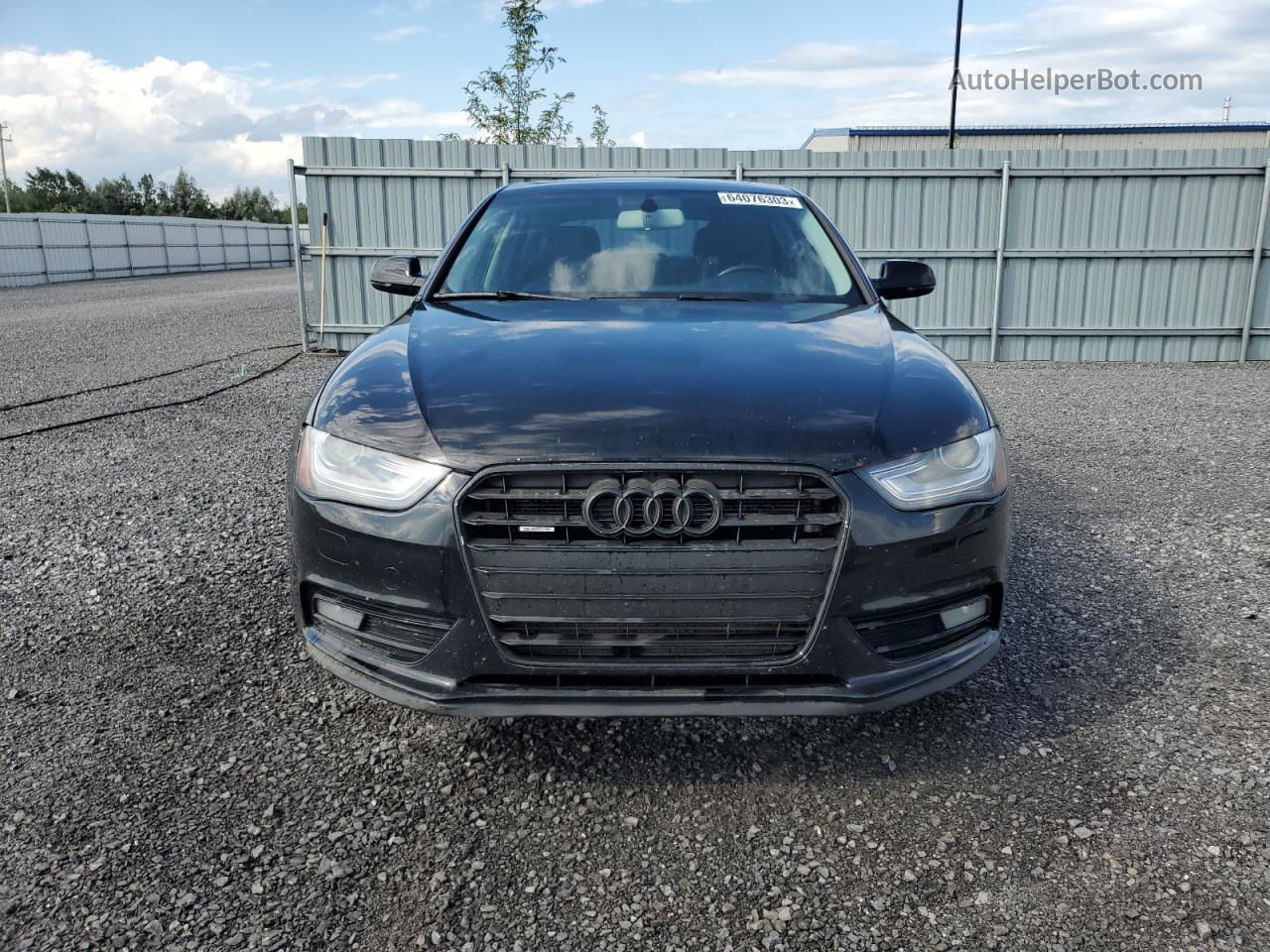 2013 Audi A4 Premium Black vin: WAUDFCFL7DN012106