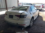 2018 Audi A4   White vin: WAUDNAF40JA068598