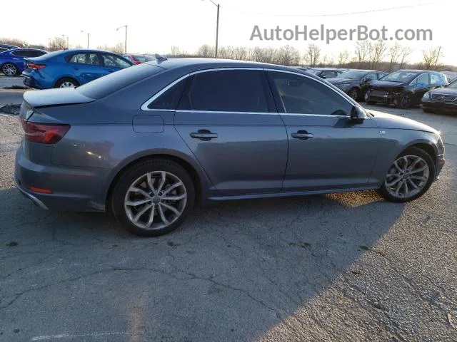 2019 Audi A4 Premium Gray vin: WAUDNAF40KA115646