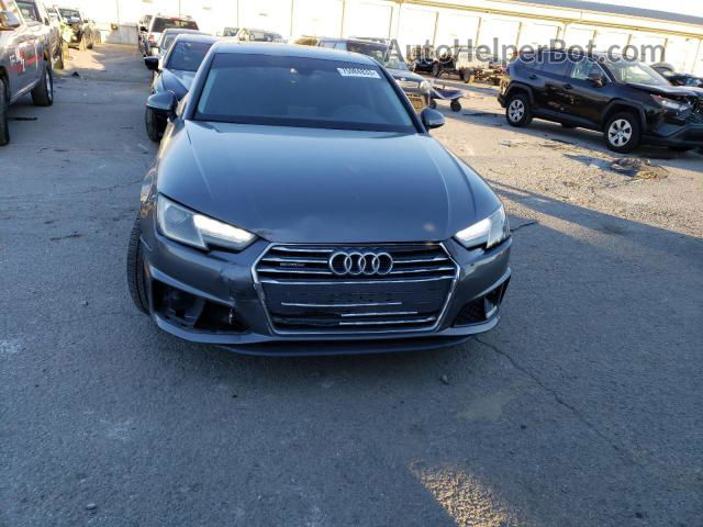 2019 Audi A4 Premium Gray vin: WAUDNAF40KA115646