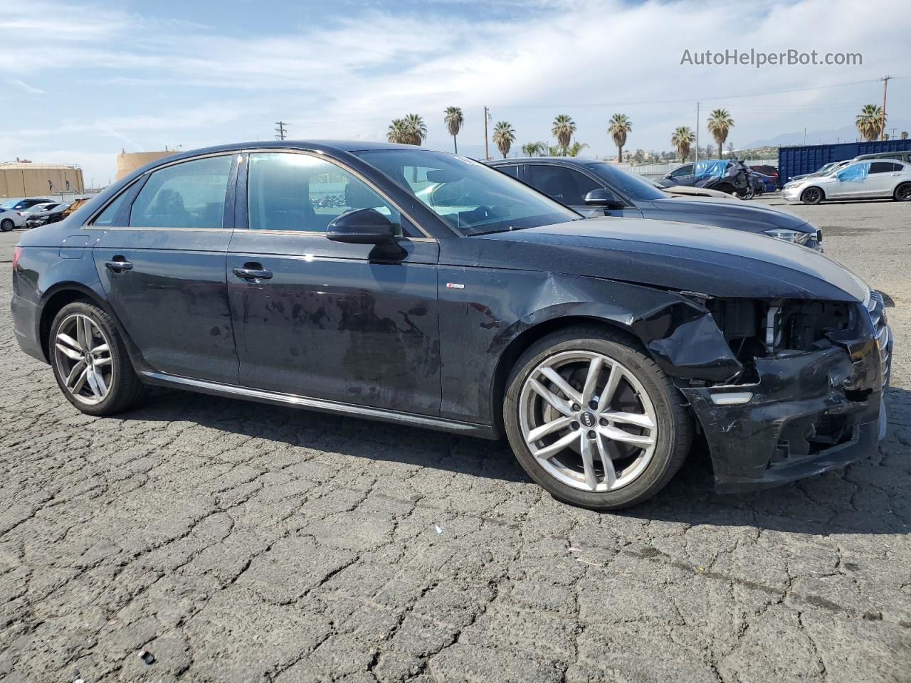 2017 Audi A4 Premium Black vin: WAUDNAF41HN041624